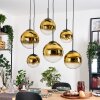Gastor Suspension, Boule lumineuse, Suspension Or, Clair, 6 lumières