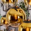 Gastor Suspension, Boule lumineuse, Suspension Or, Clair, 6 lumières
