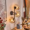 Ripoll Boule lumineuse, Applique murale Ambre, Clair, 3 lumières