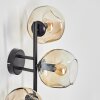 Ripoll Boule lumineuse, Applique murale Ambre, Clair, 3 lumières