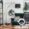 Bassagoda Lampadaire Nickel mat, Noir, 1 lumière