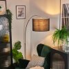 Bassagoda Lampadaire Nickel mat, Noir, 1 lumière