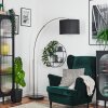 Bassagoda Lampadaire Nickel mat, Noir, 1 lumière