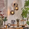Gastor Boule lumineuse, Applique murale Chrome, Clair, Fumé, 3 lumières