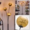Koyoto Boule lumineuse, Lampadaire Or, Clair, 3 lumières