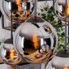 Gastor Suspension, Boule lumineuse, Suspension Chrome, Fumé, 6 lumières