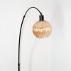 Koyoto Lampadaire Noir, 1 lumière