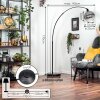 Koyoto Lampadaire Noir, 1 lumière