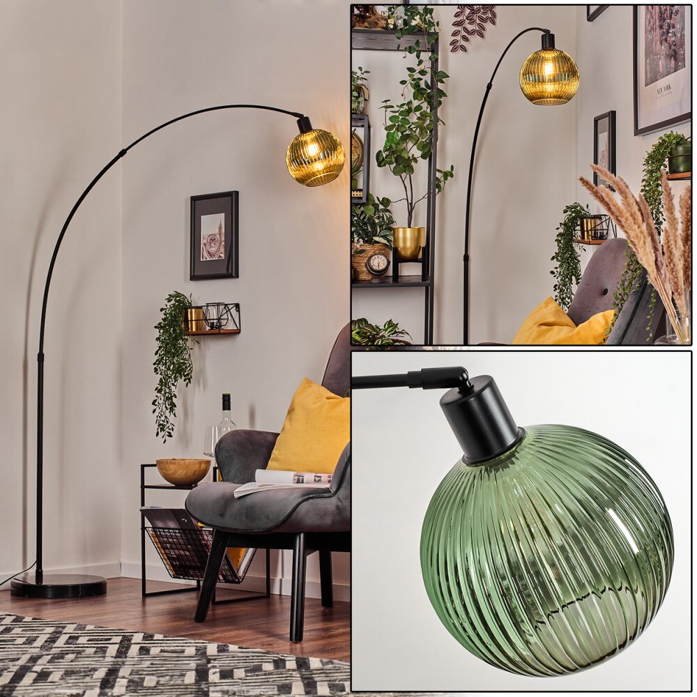 Koyoto Lampadaire Noir, 1 lumière main product photo