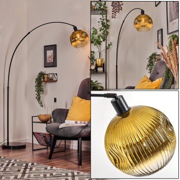 Ripoll Lampadaire, Lampadaires arc Noir, 1 lumière