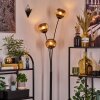 Koyoto Boule lumineuse, Lampadaire Cuivré, 3 lumières