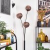 Koyoto Boule lumineuse, Lampadaire Cuivré, 3 lumières