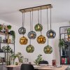 Ripoll Suspension, Boule lumineuse, Suspension Écru, Noir, 8 lumières