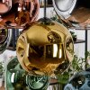Ripoll Suspension, Boule lumineuse, Suspension Écru, Noir, 8 lumières