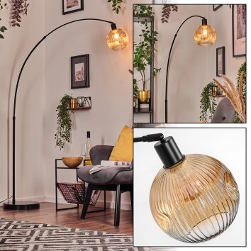 Ripoll Lampadaire Noir, 1 lumière Ripoll Lampadaire Noir, 1 lumière