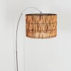 Cando Lampadaire Chrome, Noir, 1 lumière
