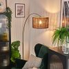 Cando Lampadaire Chrome, Noir, 1 lumière