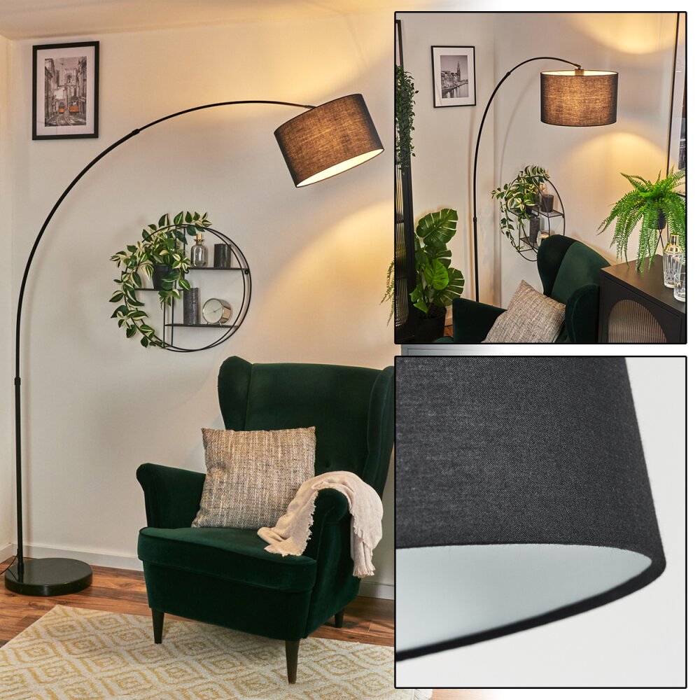 Bassagoda Lampadaire Noir, 1 lumière main product photo