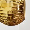 Ripoll Boule lumineuse, Applique murale Chrome, Or, Fumé, 3 lumières