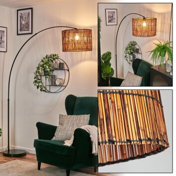 Cando Lampadaire Noir, 1 lumière