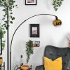 Koyoto Lampadaire Noir, 1 lumière