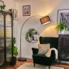 Bassagoda Lampadaire Chrome, Noir, 1 lumière