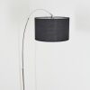 Bassagoda Lampadaire Chrome, Noir, 1 lumière