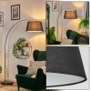 Bassagoda Lampadaire Chrome, Noir, 1 lumière