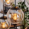 Gastor Suspension, Boule lumineuse, Suspension Ambre, Clair, 6 lumières