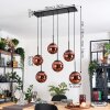 Gastor Suspension, Boule lumineuse, Suspension Cuivré, 6 lumières