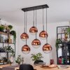 Gastor Suspension, Boule lumineuse, Suspension Clair, Cuivré, 6 lumières