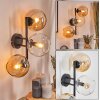 Koyoto Boule lumineuse, Applique murale Ambre, Clair, 3 lumières