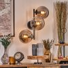 Gastor Boule lumineuse, Applique murale Fumé, 3 lumières