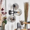 Gastor Boule lumineuse, Applique murale Fumé, 3 lumières
