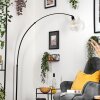 Koyoto Lampadaire Noir, 1 lumière