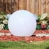 Ilara Boule lumineuse, Borne lumineuse, Eclairage de chemin LED Blanc, 1 lumière, Télécommandes