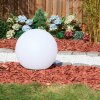 Ilara Boule lumineuse, Borne lumineuse, Eclairage de chemin LED Blanc, 1 lumière, Télécommandes