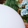 Ilorn Boule lumineuse, Borne lumineuse, Eclairage de chemin LED Blanc, 2 lumières, Télécommandes
