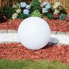Ilorn Boule lumineuse, Borne lumineuse, Eclairage de chemin LED Blanc, 1 lumière, Télécommandes