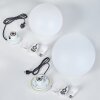 Ilorn Boule lumineuse, Borne lumineuse, Eclairage de chemin LED Blanc, 2 lumières, Télécommandes
