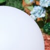 Ilorn Boule lumineuse, Borne lumineuse, Eclairage de chemin LED Blanc, 2 lumières, Télécommandes