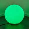 Ilorn Boule lumineuse, Borne lumineuse, Eclairage de chemin LED Blanc, 2 lumières, Télécommandes
