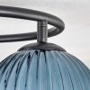Koyoto Plafonnier, Boule lumineuse 37 cm Bleu, Vert, Cuivré, 3 lumières