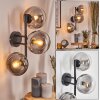 Gastor Boule lumineuse, Applique murale Clair, Fumé, 3 lumières