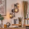 Gastor Boule lumineuse, Applique murale Clair, Fumé, 3 lumières