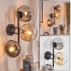 Gastor Boule lumineuse, Applique murale Ambre, Clair, Fumé, 3 lumières