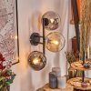 Gastor Boule lumineuse, Applique murale Ambre, Clair, Fumé, 3 lumières