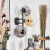 Gastor Boule lumineuse, Applique murale Ambre, Clair, Fumé, 3 lumières