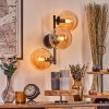 Gastor Boule lumineuse, Applique murale Ambre, 3 lumières