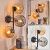 Gastor Boule lumineuse, Applique murale Ambre, Fumé, 3 lumières